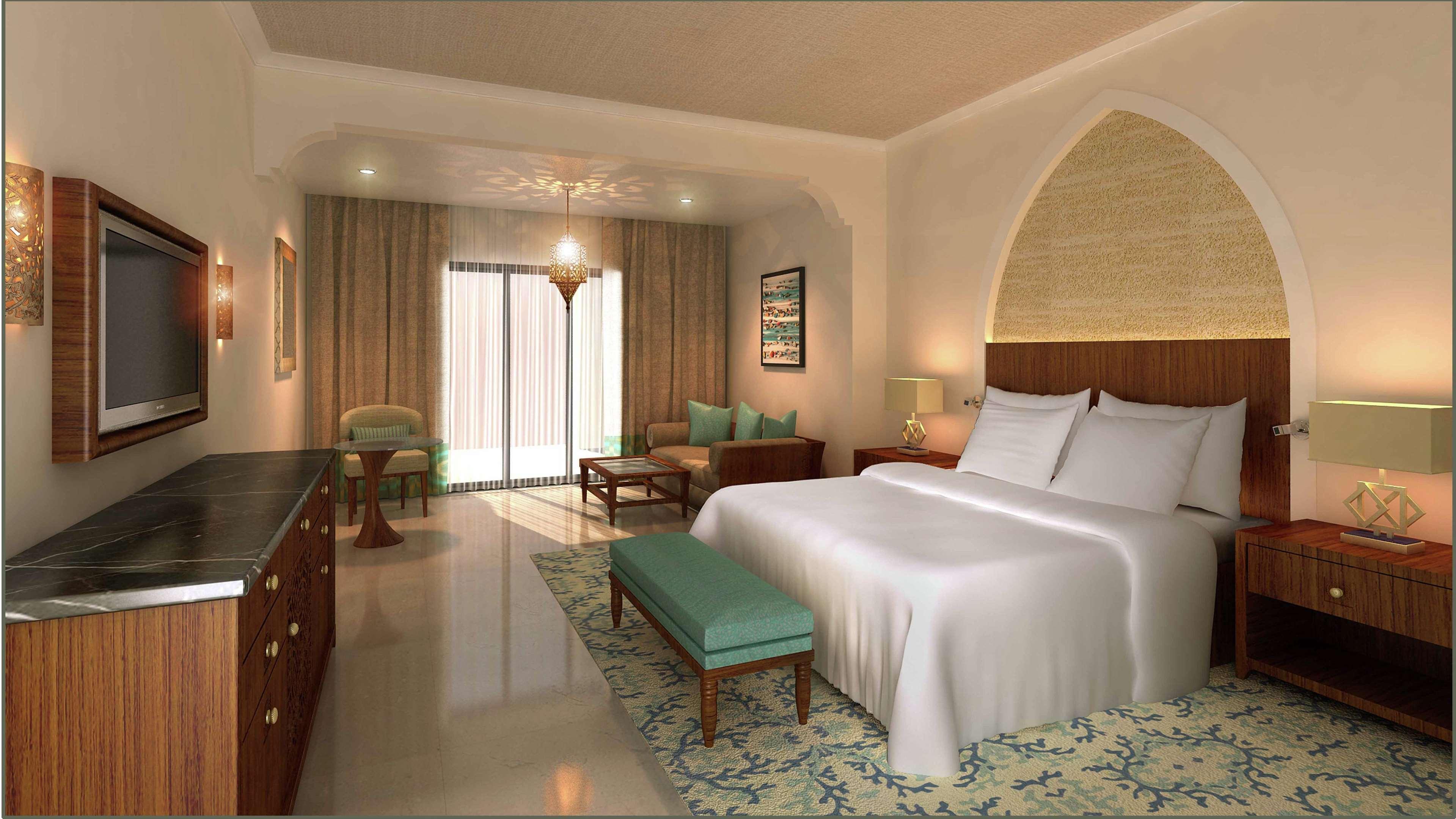 ดับเบิลทรี บาย ฮิลตัน รีสอร์ต แอนด์ สปา มาร์ยัน ไอส์แลนด์ Hotel ราสอัลไคมาห์ ภายนอก รูปภาพ A room at the hotel